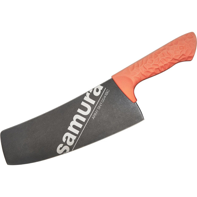 Кухонный топорик Модерн SAMURA ARNY 208 мм, ТЭП коралловый SNY-0041BC/K SNY-0041BC-K